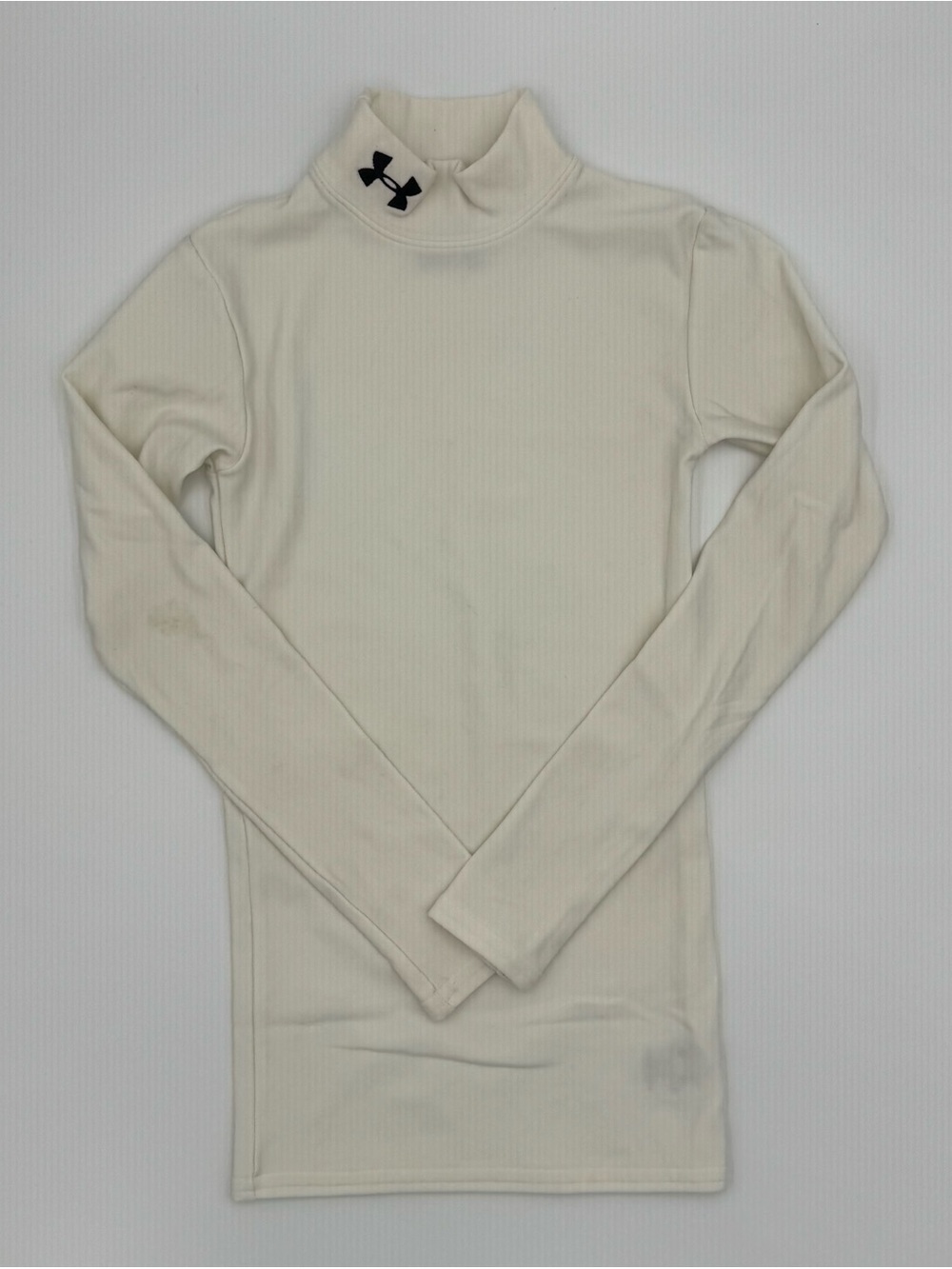 Under Armour Youth ColdGear Pullover Crewneck Sweater - White